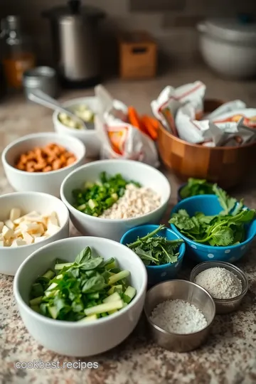 Thai Green Curry Chicken ingredients