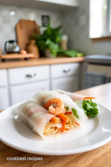 Fresh and Flavorful Rice Paper Rolls with Dipping Sauce steps