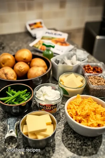 Traeger Baked Potatoes ingredients