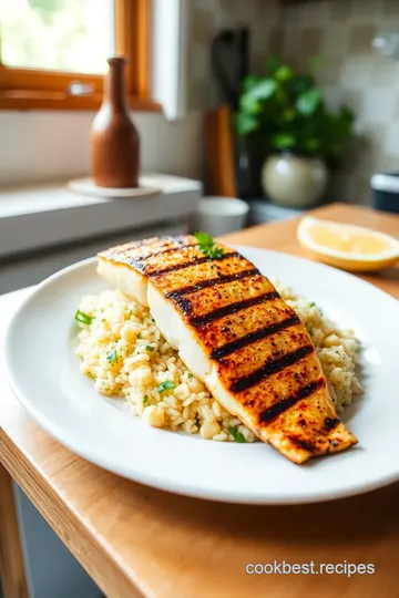 Spicy Grilled Fish with Herb Rice steps