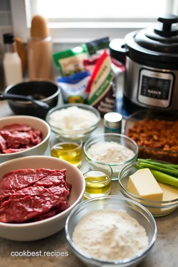 Hearty Slow Cooker Beef Stew ingredients