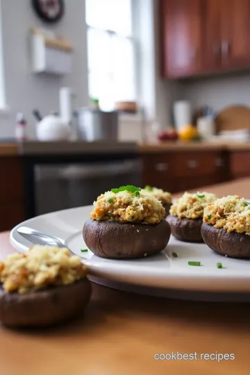 Just a Little Bite of Savory Stuffed Mushrooms steps