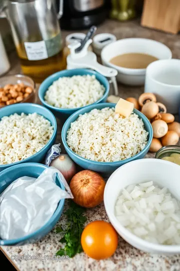 Lobster Mushroom Risotto ingredients