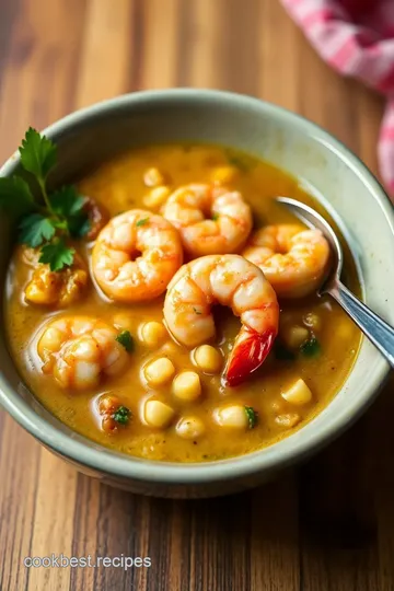 Delicious Gumbo with Flavorful Shrimp presentation