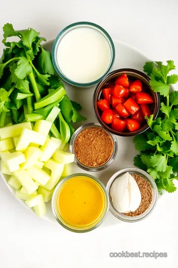 Mixing Zesty New Orleans Salad Dressing ingredients