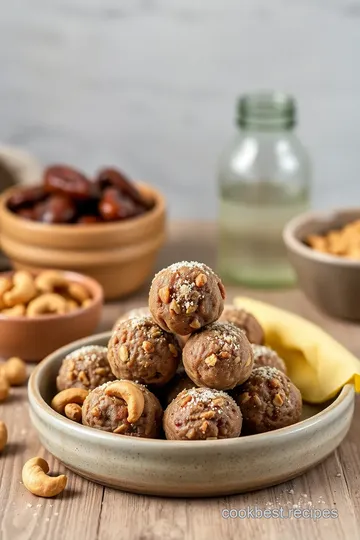 No-Bake Cashew Date Energy Balls ingredients