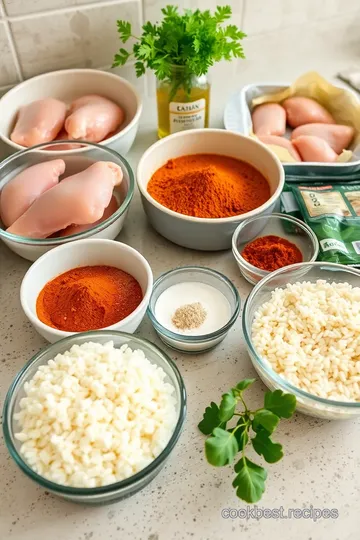 Ninja Pressure Cooker Chicken and Rice ingredients