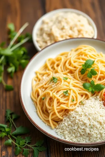 Quick Orzo Pasta with Zesty Garden Flavor ingredients