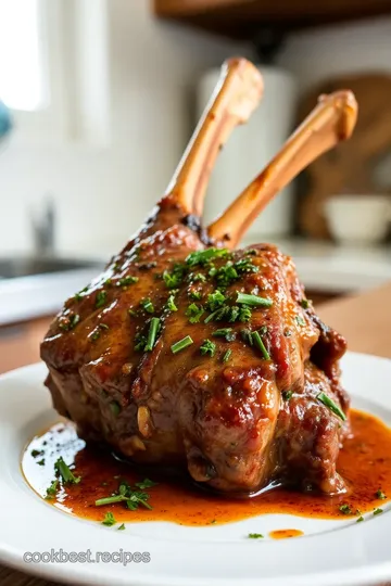 Slow-Roasted Lamb Head with Herb Sauce steps