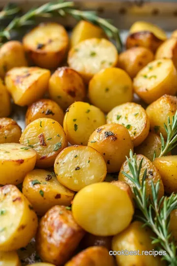 Herb-Roasted Baby Dutch Yellow Potatoes presentation