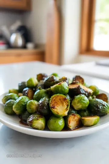 Honey-Balsamic Glazed Roasted Brussels Sprouts steps