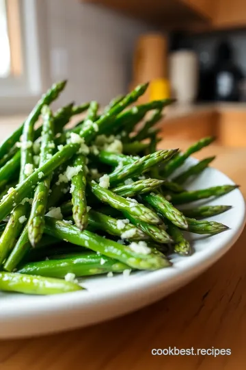 Garlic Herb Butter Sautéed Asparagus with Parmesan steps