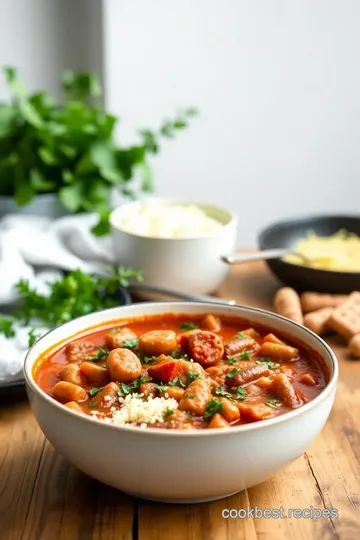 Sautéed Italian Sausage Hearty Minestrone steps