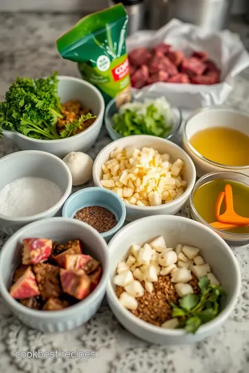 Beef Short Ribs Seasoned with Oxtail Seasoning ingredients