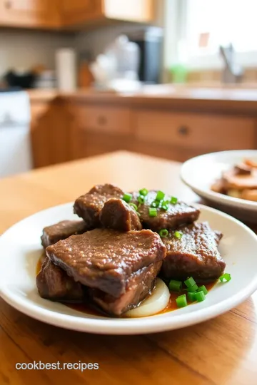 Beef Short Ribs Seasoned with Oxtail Seasoning steps