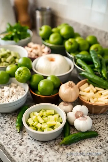 Chili Verde ingredients