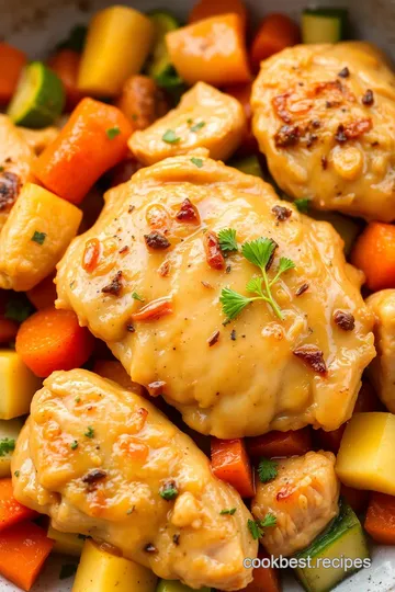 Ninja Foodi Slow Cooker Chicken & Veggies presentation