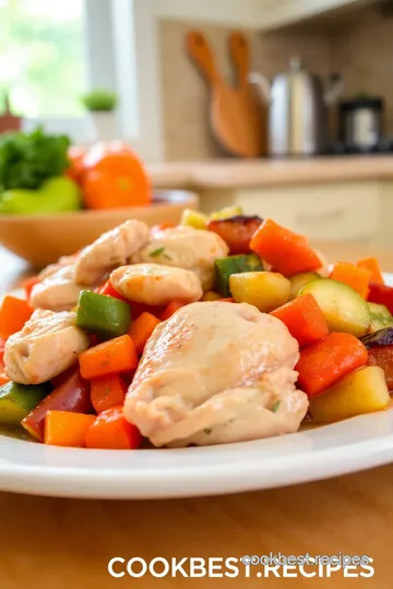 Ninja Foodi Slow Cooker Chicken & Veggies steps