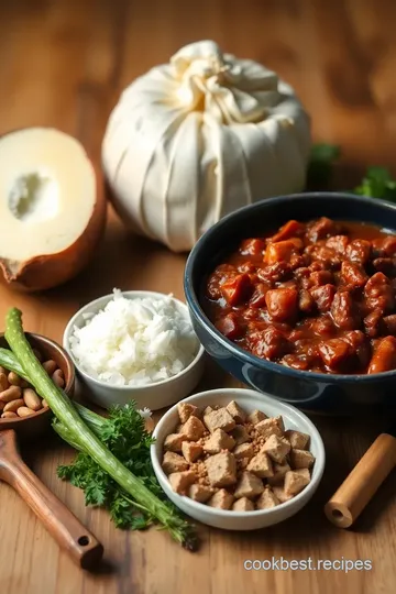 Slow Cook Chuck Roast Hearty Chili ingredients