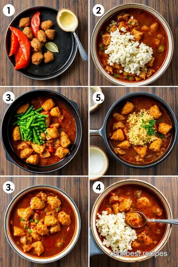 Slow Cooked Cajun Chicken Hearty Gumbo steps