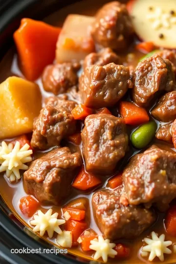 Low FODMAP Slow Cooker Beef Stew presentation