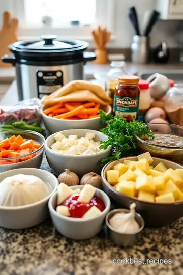 Ninja Slow Cooker Beef Stew ingredients