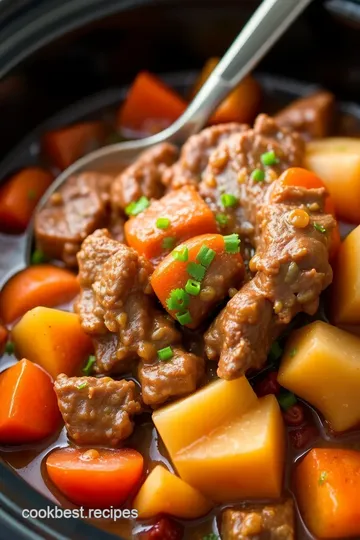 Ninja Slow Cooker Beef Stew presentation