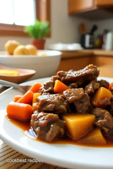 Savory Slow Cooker Beef Stew steps