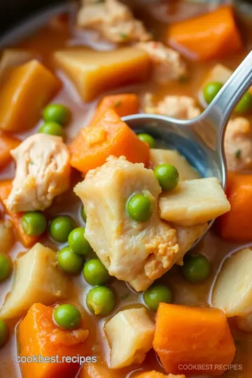 Slow Cooker Chicken Comforting Stew presentation