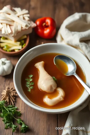 Slow Cooker Chicken Feet Flavorful Broth ingredients