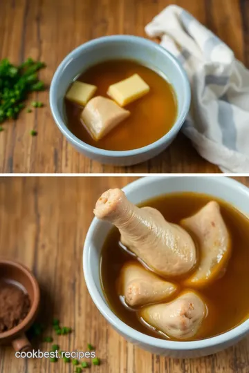 Slow Cooker Chicken Feet Flavorful Broth steps