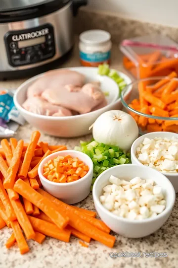 Slow Cooker Chicken and Vegetable Stew ingredients