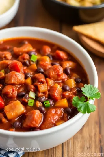 Best Slow Cooker Chorizo Chili presentation