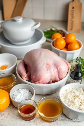 Slow Cooker Orange Glazed Duck ingredients