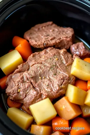 Slow Cooker Elk Roast Recipe presentation