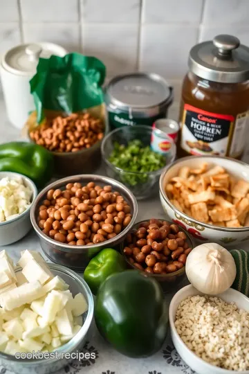 Slow Cooker Hoppin John - Comforting Southern Dish ingredients