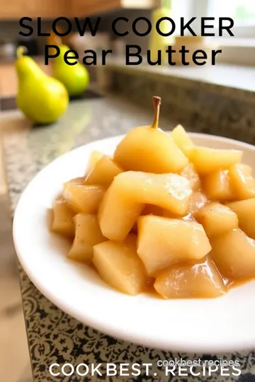 Savory Slow Cooker Pear Butter steps