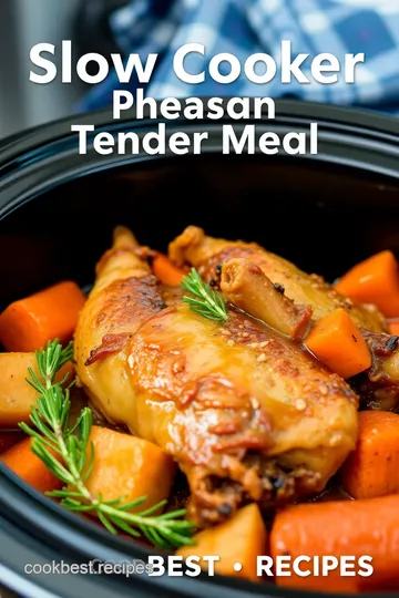 Slow Cooker Pheasant Delight presentation