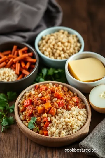 Slow Cooker Quinoa Hearty Veggie Chili ingredients