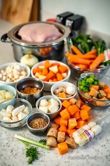 Slow Cooker Wild Turkey Stew ingredients