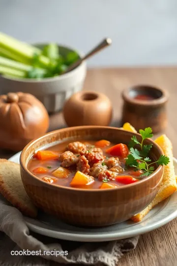 Hearty Hamburger Soup: 35-Minute Comfort Food ingredients