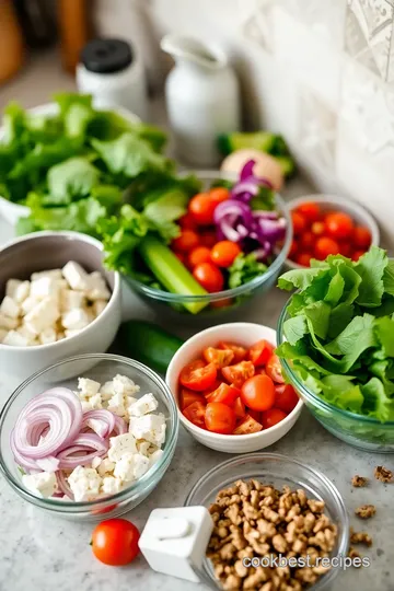 Springtime Salad Fork Medley with Citrus Vinaigrette ingredients