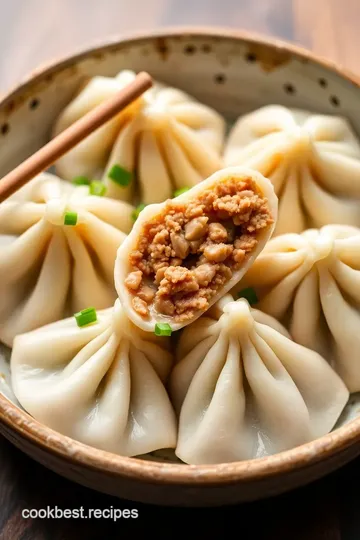 Ultimate Pork and Chive Dumplings presentation