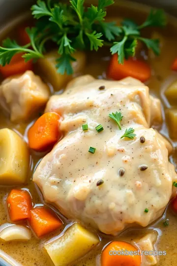 Waterzooi: Creamy Belgian Chicken Stew presentation