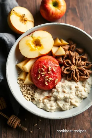 Cozy Stove Top Apple Oatmeal with Cardamom ingredients