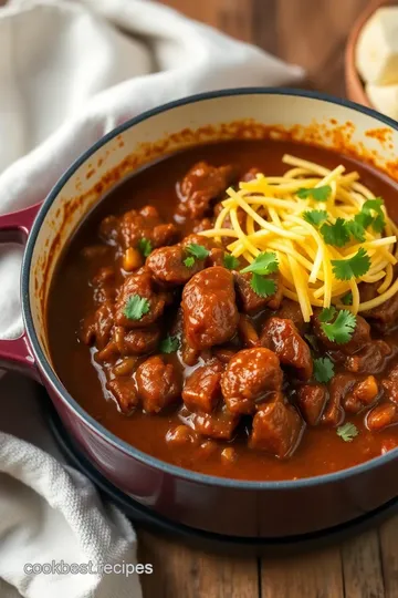 Stove Top Brisket Chili for Comfort Lovers steps