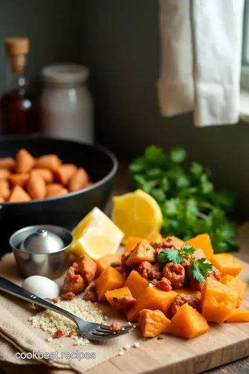 Sizzling Stove Top Chorizo Skillet with Sweet Potatoes ingredients