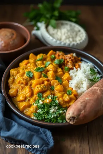 Savory Stove Top Lentil Dal with Sweet Potato ingredients