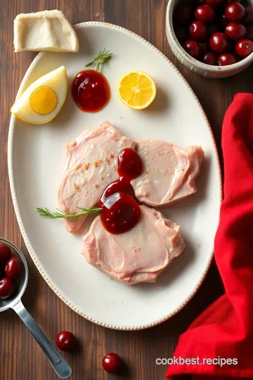 Stove Top Pork Chops with Cranberry Miso ingredients