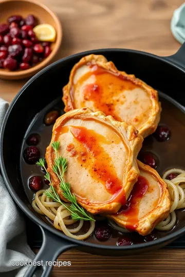 Stove Top Pork Chops with Cranberry Miso steps